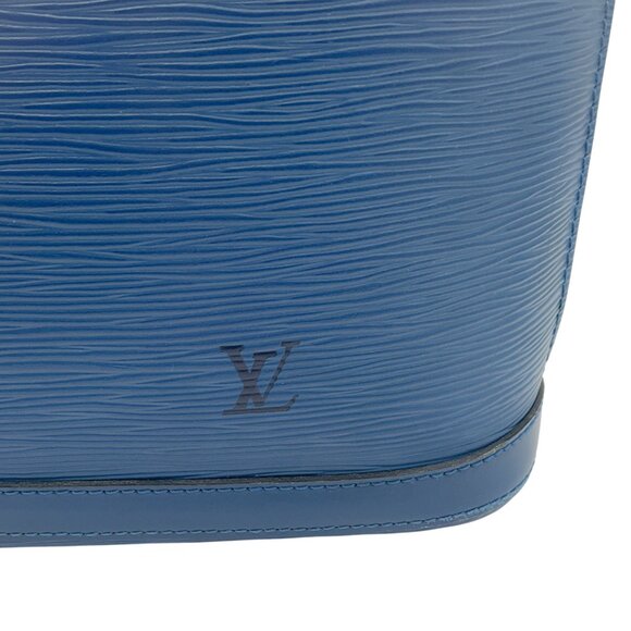 Louis Vuitton Blue Epi Lussac Shoulder Bag - Picture 4 of 11